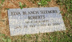 Elva Blanche <I>Sizemore</I> Roberts 