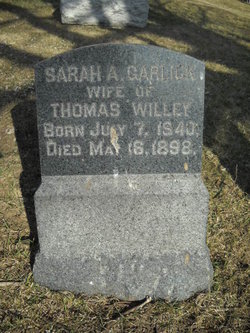 Sarah <I>Garlick</I> Willey 