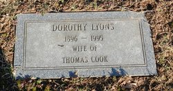 Dorothy <I>Lyons</I> Cook 
