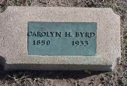 Carolyn “Carrie” <I>Hedrick</I> Byrd 