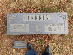 Etta Grace <I>Pendleton</I> Harris 