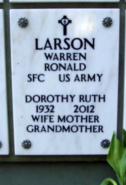 Dorothy Ruth <I>Sear</I> Larson 