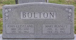 Mary Elizabeth <I>Bennett</I> Bolton 