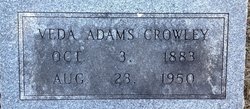 Veda Blanche <I>Adams</I> Crowley 