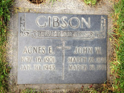 Agnes E Gibson 