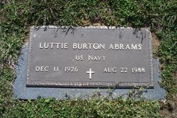 Luttie Burton Abrams Sr.