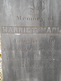Harriet Maria Spicer 