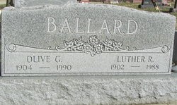 Olive Gertrude <I>Williams</I> Ballard 
