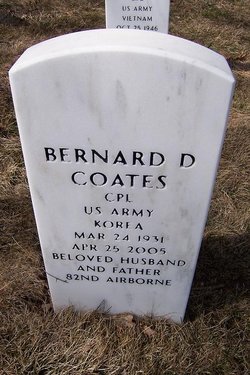 Corp Bernard D. Coates 