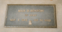 Max Duane Benson 