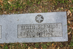 Edith <I>Morris</I> Schmidt 