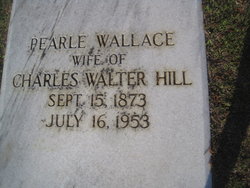 Elizabeth Pearle <I>Wallace</I> Hill 