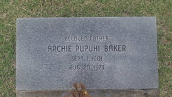 Archie Pupuhi Baker 