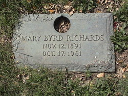 Mary Byrd <I>Vann</I> Richards 