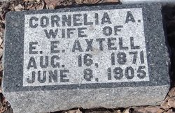 Cornelia A <I>Lamphiear</I> Axtell 