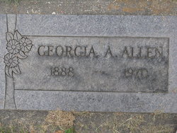 Georgia Ann <I>Cole</I> Allen 