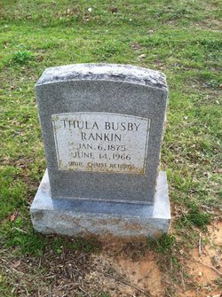 Thula <I>Busby</I> Rankin 