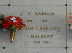 Ida Josie <I>Belknap</I> Barron Halbert 