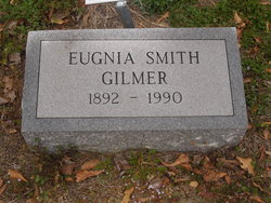 Eugnia Malula “Mallie” <I>Smith</I> Gilmer 