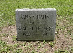 Anna <I>Hahn</I> Federer 
