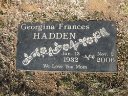 Georgina Frances Hadden 