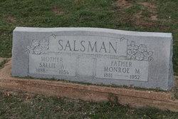 Sarah Ann “Sallie” <I>Feaster</I> Salsman 