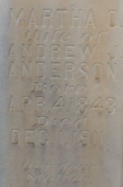 Martha <I>Olson</I> Anderson 