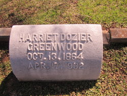 Harriet <I>Dozier</I> Greenwood 