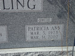 Patricia Ann <I>Smith</I> Kling 