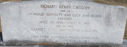 Harriet Burt <I>Arrington</I> Gregory 