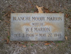Blanche <I>Moody</I> Marion 