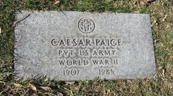 Pvt Caesar Paige 