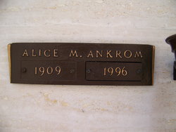 Alice Marie <I>Rhodes</I> Ankrom 