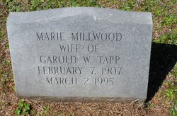 Marie <I>Millwood</I> Tapp 
