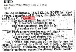 Isabella Sophia Pascal 