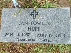 Jan <I>Fowler</I> Huff 
