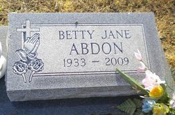 Betty Jane Abdon 