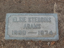 Elsie <I>Stebbins</I> Adams 