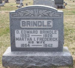 Martha Irene <I>Frederick</I> Brindle 