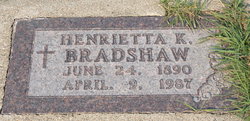 Henrietta K <I>Traxler</I> Bradshaw 