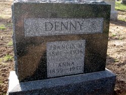 Anna <I>Backman</I> Denny 