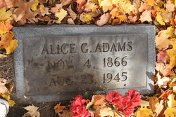 Alice Gertrude <I>Wertz</I> Adams 