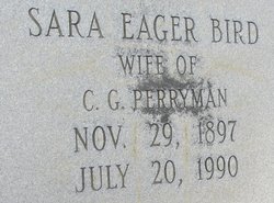 Sara Eager <I>Bird</I> Perryman 