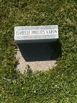 Isabelle <I>Phillips</I> Aaron 