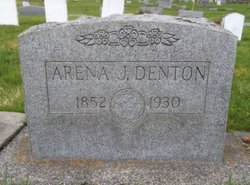 Arena Jane <I>Caldwell</I> Denton 