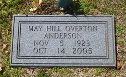May Hill <I>Overton</I> Anderson 