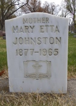 Mary Etta <I>Zike</I> Johnston 