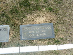 Bessie <I>Gray</I> Cruce 
