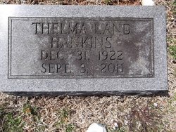 Thelma Helen <I>Land</I> Hankins 