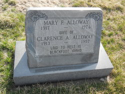 Mary Florence <I>Hitchcock</I> Alloway 